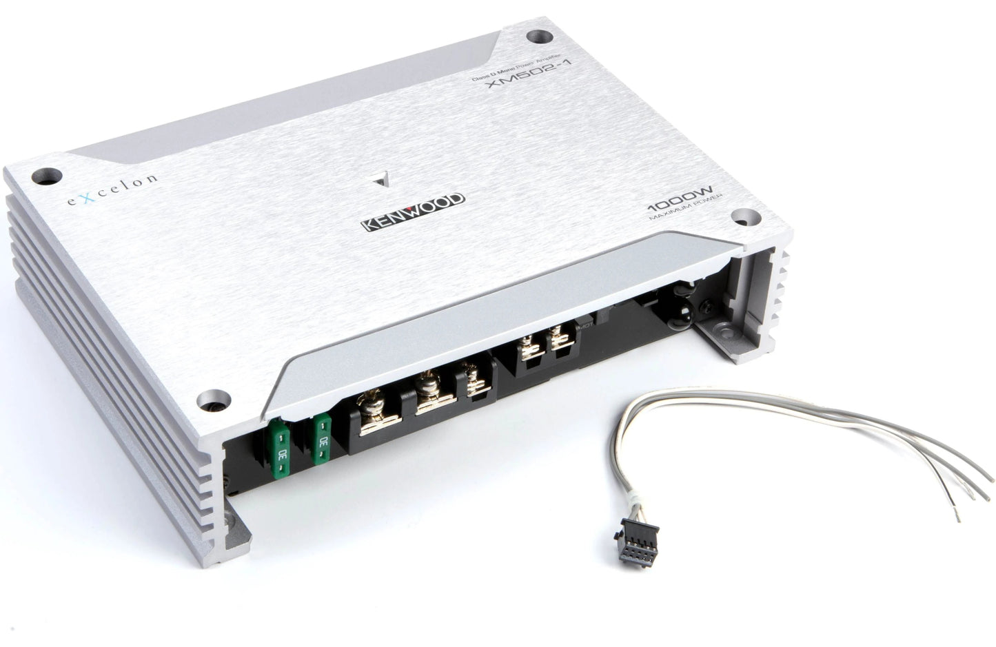 Kenwood Excelon XM502 - 1 Mono Subwoofer Powersports/Marine Amplifier — 500 watts RMS x 1 at 2 ohms - electronicsexpo.com - Marine Amplifiers