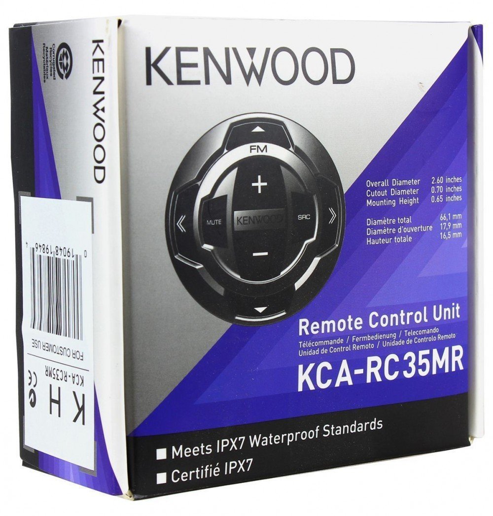 Kenwood KCA - RC35MR Marine Wired Remote for KMR700U/550U/350U (Open Box) - electronicsexpo.com - Marine Accessories
