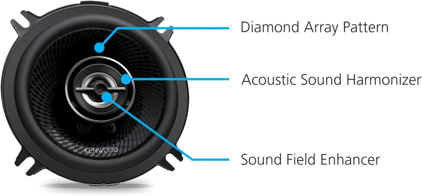 Kenwood KFC - 1398RS 5 - 1/4" 2 - Way Car Speakers (Pair) - electronicsexpo.com - Car Speakers