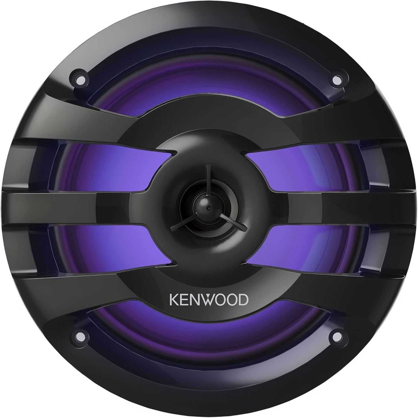 Kenwood KFC - 1673MRBL 6 - 3/4" 2 - Way Marine Speakers with Built - in LED lights (Black) - electronicsexpo.com - Marine Speakers