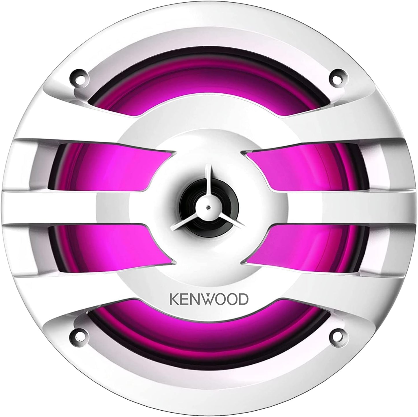 Kenwood KFC - 1673MRBL 6 - 3/4" 2 - Way Marine Speakers With Built - In LED Lights (White) - electronicsexpo.com - Marine Speakers