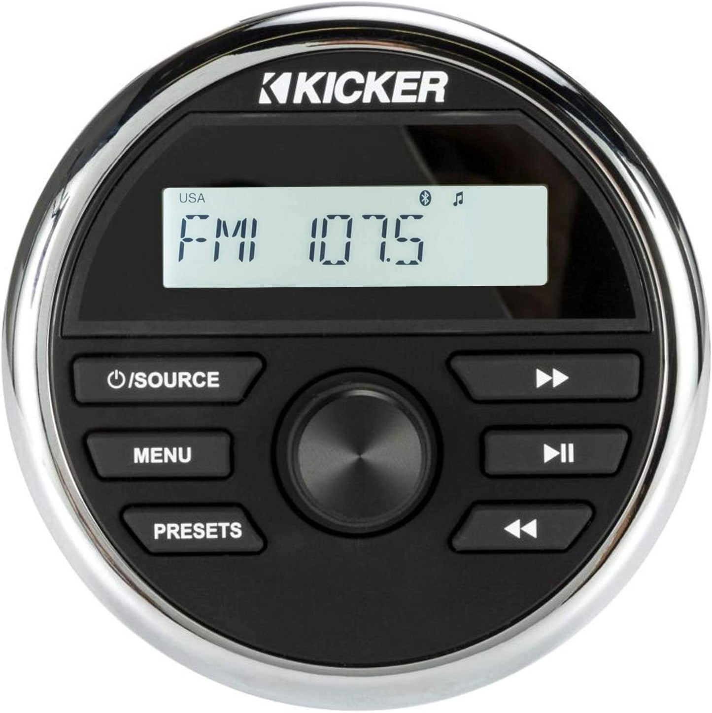 Kicker 46KMC2 Weather - Resistant Marine Grade Gauge Mount Media Center Receiver - electronicsexpo.com - Marine Audio