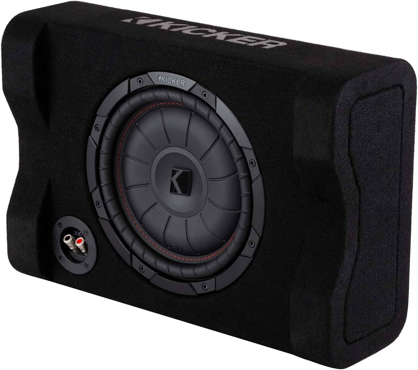 Kicker 48CVTDF102 CVTDF 10" Subwoofer in Down Firing Enclosure - electronicsexpo.com - Car Subwoofers