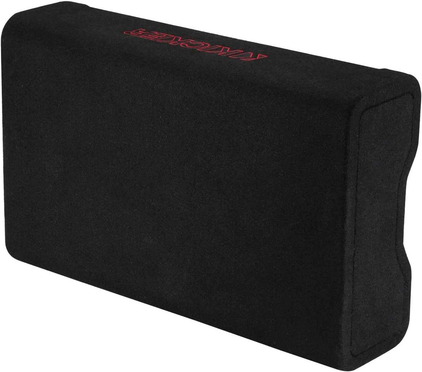 Kicker 49L7TDF102 Sealed Downward - Firing Enclosure with L7T 10" 2 - Ohm Shallow - Mount Square Subwoofer - electronicsexpo.com - Car Subwoofers