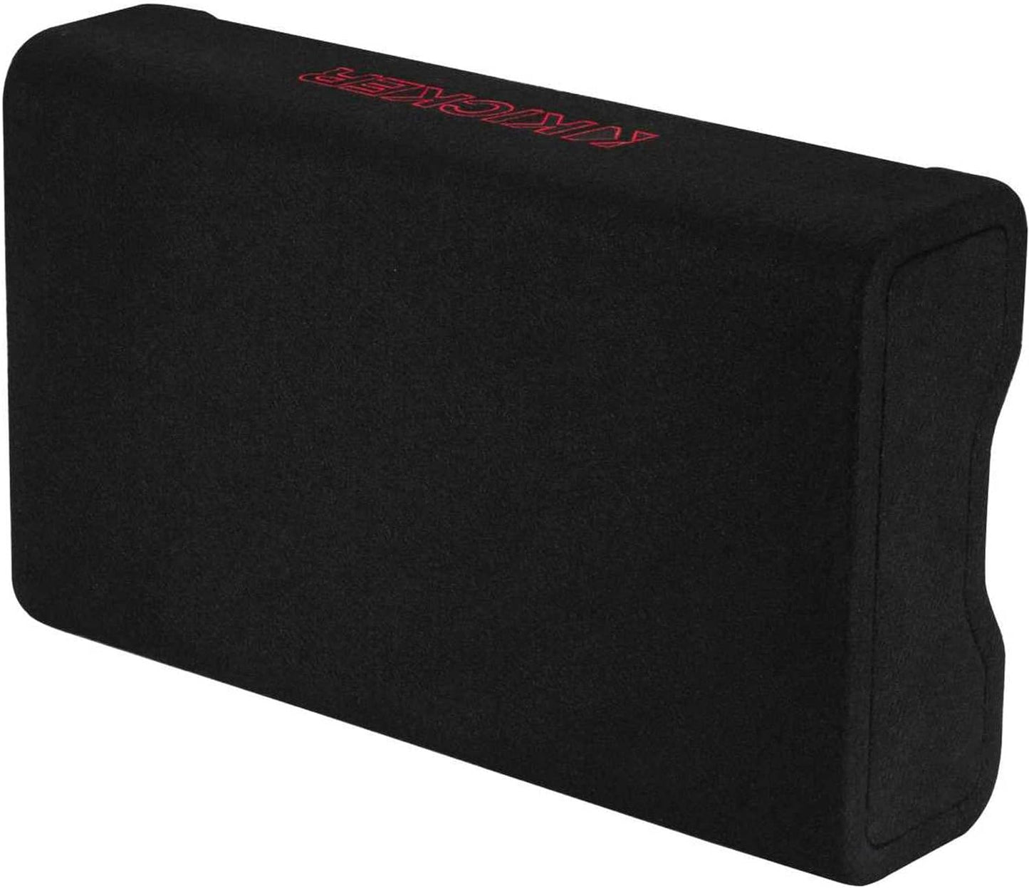 Kicker 49L7TDF102 Sealed Downward - Firing Enclosure with L7T 10" 2 - Ohm Shallow - Mount Square Subwoofer - electronicsexpo.com - Car Subwoofers