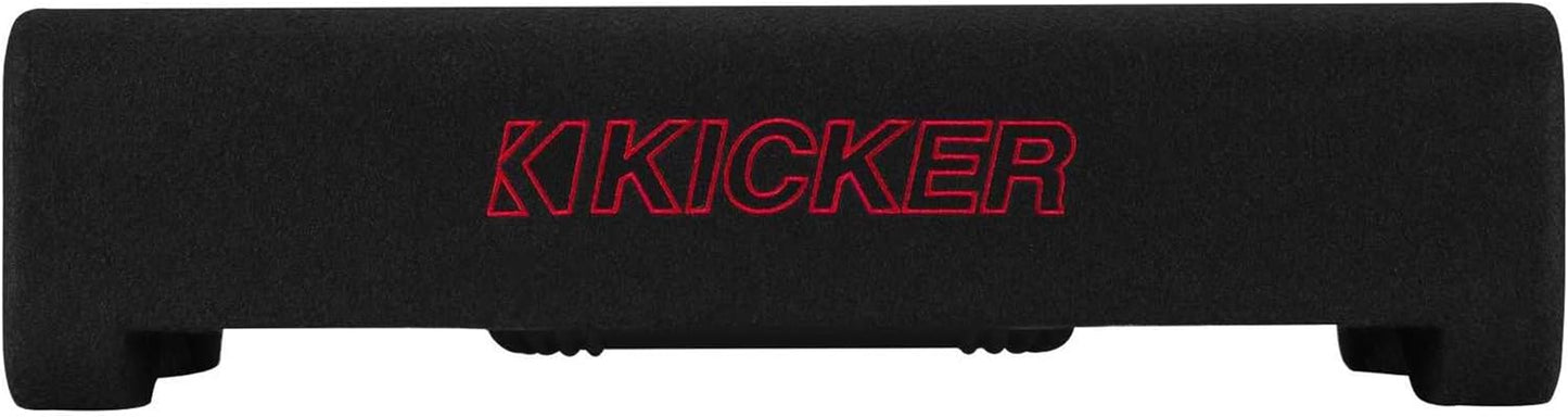 Kicker 49L7TDF122 Sealed Downward - firing Enclosure with L7T 12" Shallow - Mount Square Subwoofer - electronicsexpo.com - Car Subwoofers