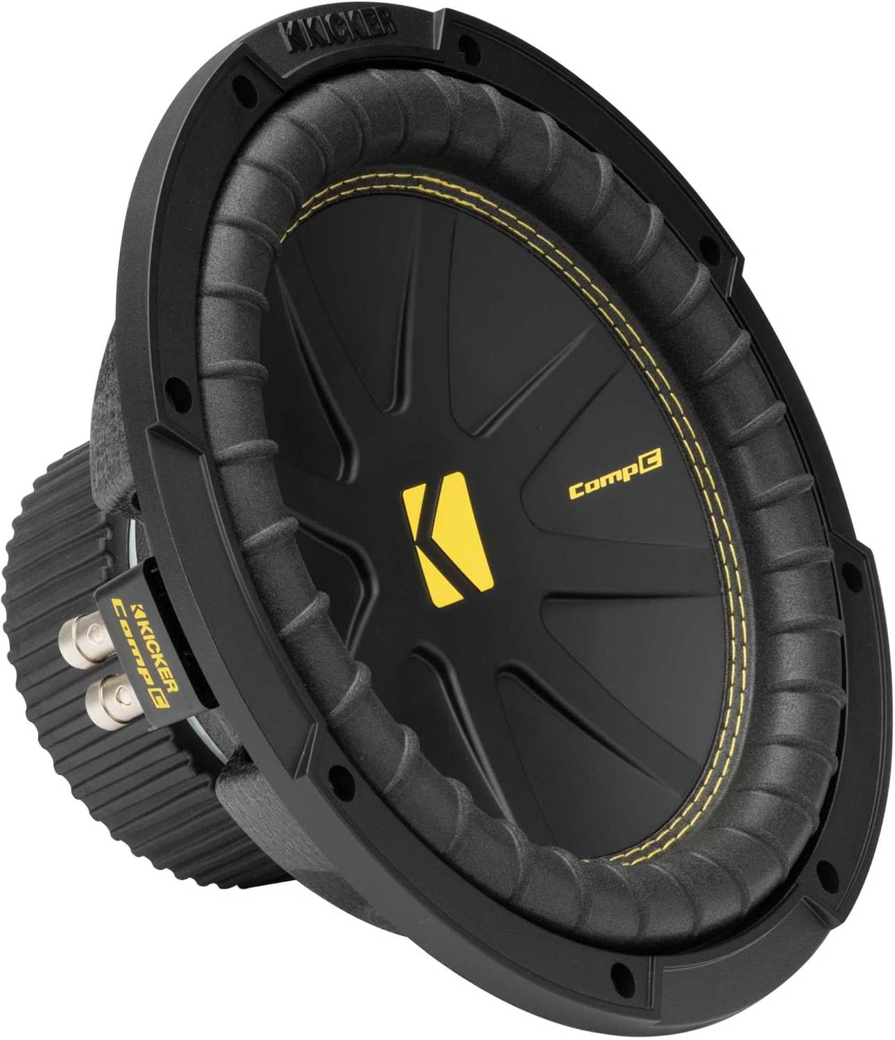 Kicker 50CWCD104 CompC 10" Subwoofer with Dual 4 - Ohm Voice Coils - electronicsexpo.com - Car Subwoofers