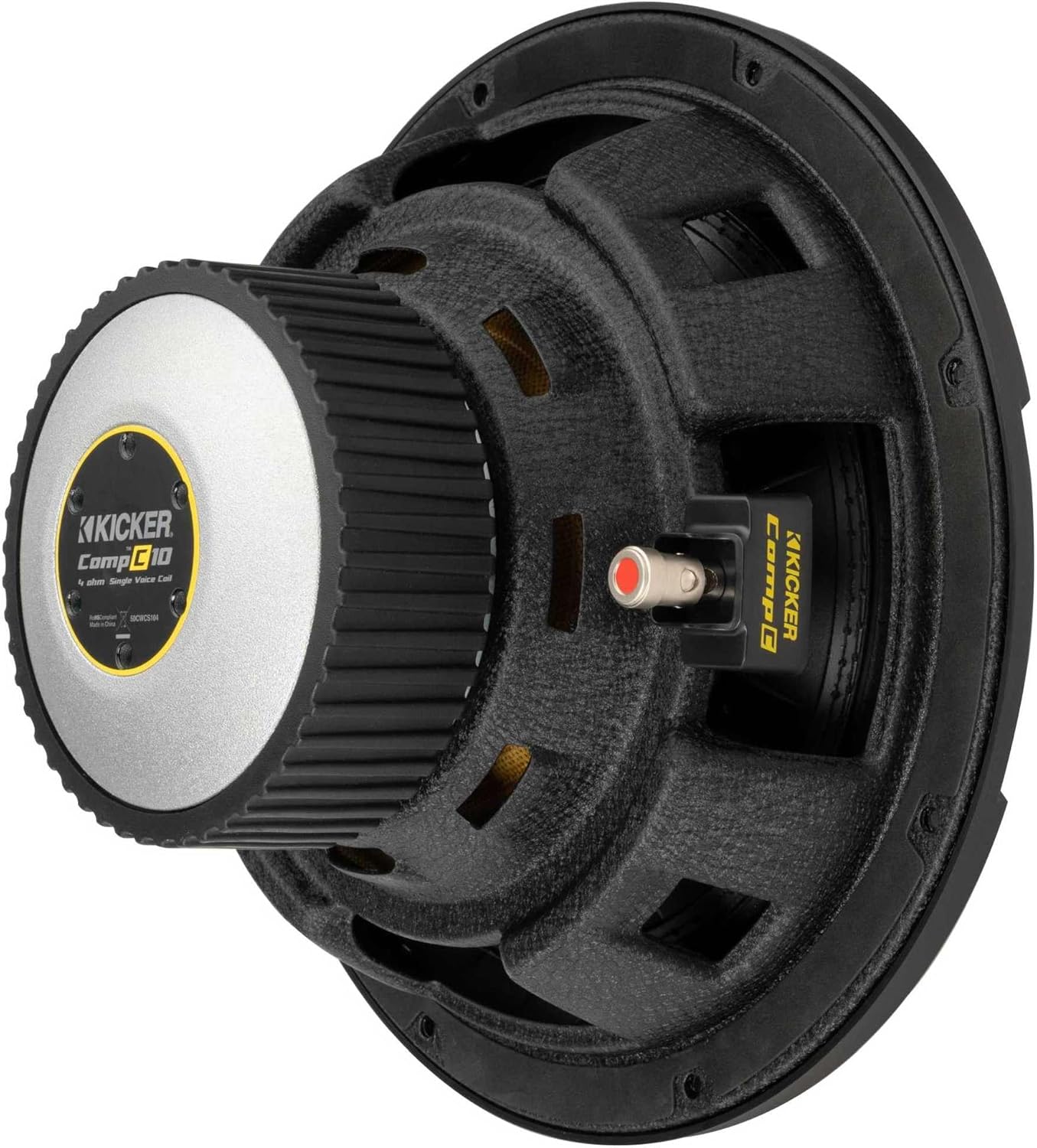 Kicker 50CWCS104 CompC 10" 4 - Ohm Component Subwoofer - electronicsexpo.com - Car Subwoofers