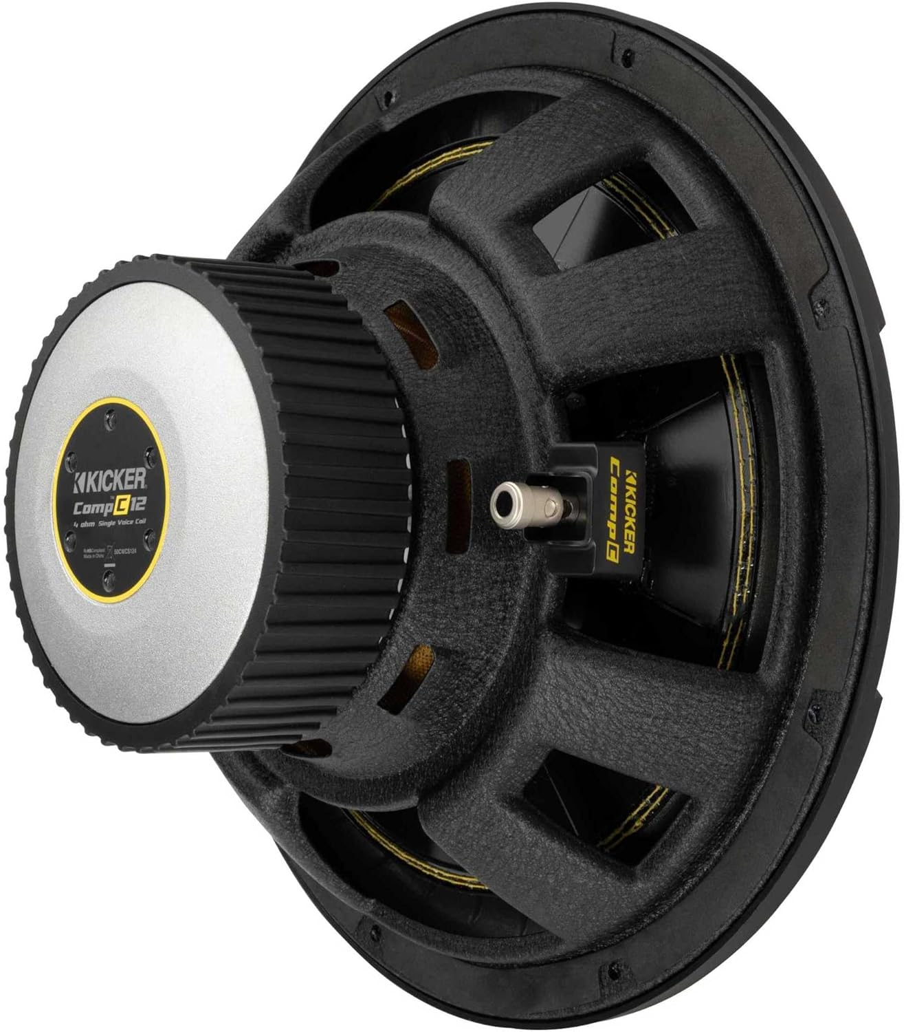 Kicker 50CWCS124 CompC 12" 4 - Ohm Component Subwoofer - electronicsexpo.com - Car Subwoofers