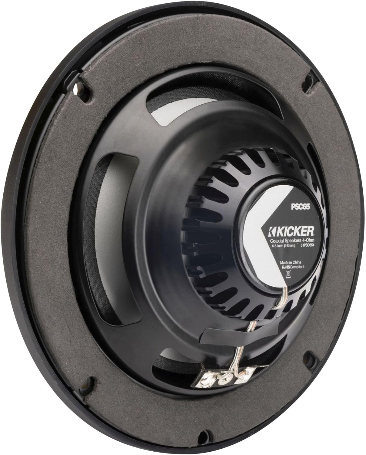 Kicker 51PSC654 6 - 1/2" 2 - Way speakers (4 - ohm) for Use in Motorcycles, Boats, and Off - Road Vehicles - electronicsexpo.com - Marine Speakers
