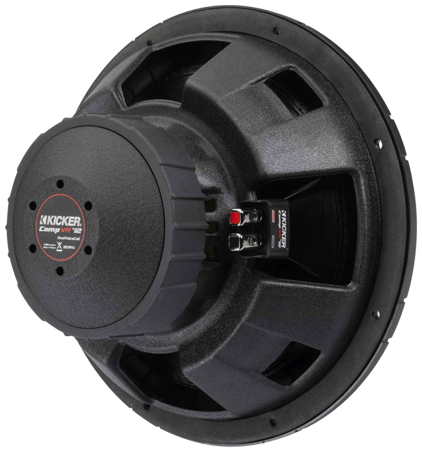 Kicker CompVR 52CVR122 CompVR 12" Subwoofer with Dual 2 - ohm Voice Coils - electronicsexpo.com - Car Subwoofers