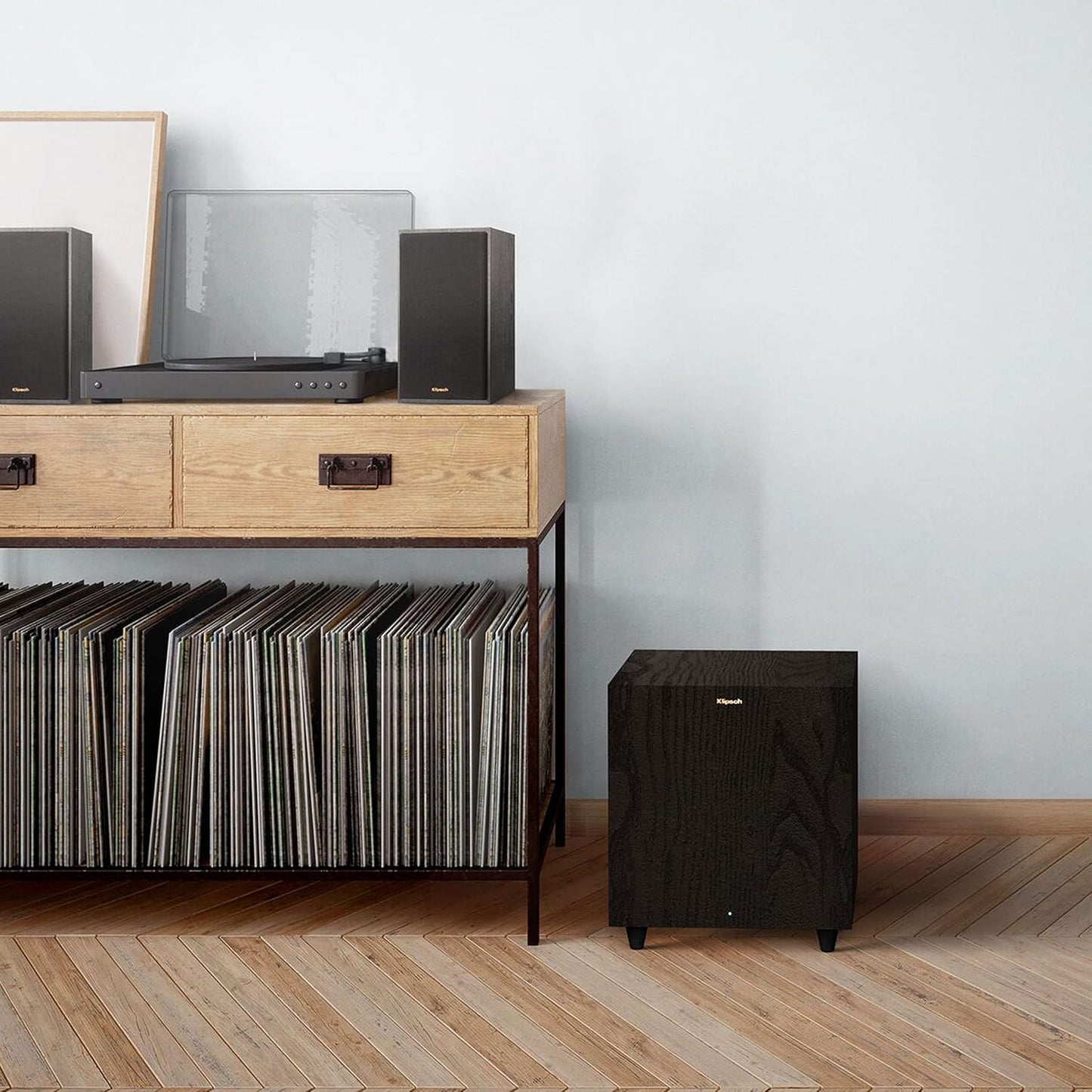 Klipsch R - 80SWi 8" 150W Wireless Subwoofer with High Performance Driver for Deep Bass Black (Certified Refurbished) - electronicsexpo.com - Subwoofers