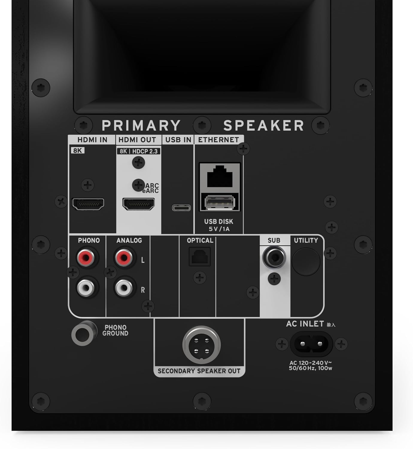 Klipsch The Fives II Powered Stereo Speakers with Wi-Fi, Bluetooth, and HDMI (Pair) - electronicsexpo.com-Powered Speakers