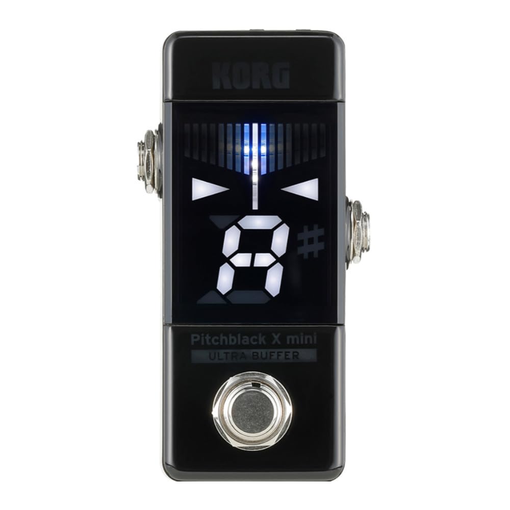 Korg Pitchblack X Mini Chromatic Guitar Pedal Tuner - electronicsexpo.com - Guitar Pedals & Effects