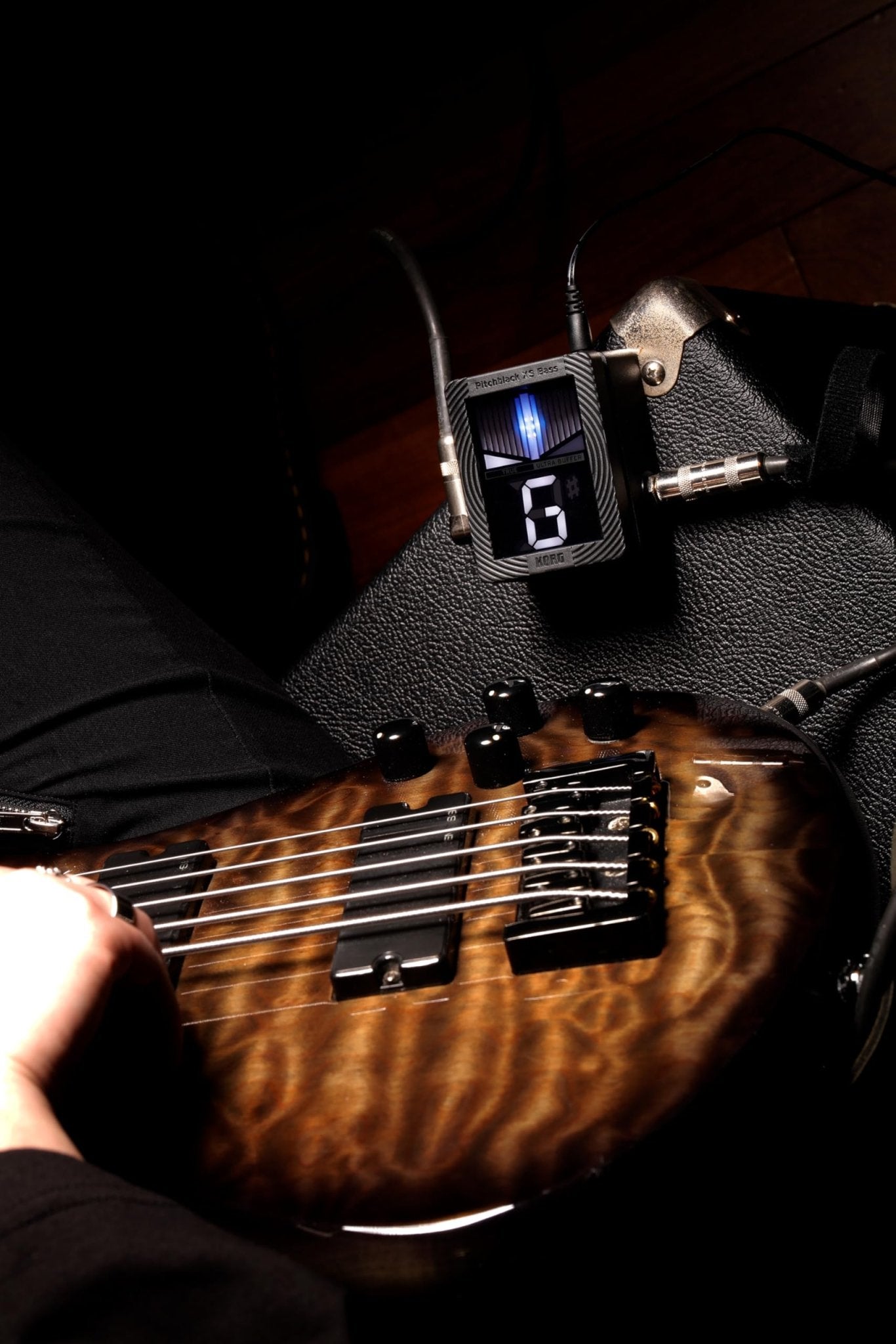 Korg Pitchblack XS Compact Chromatic Bass Guitar Pedal Tuner (PBXSBASS) - electronicsexpo.com - Guitar Pedals & Effects