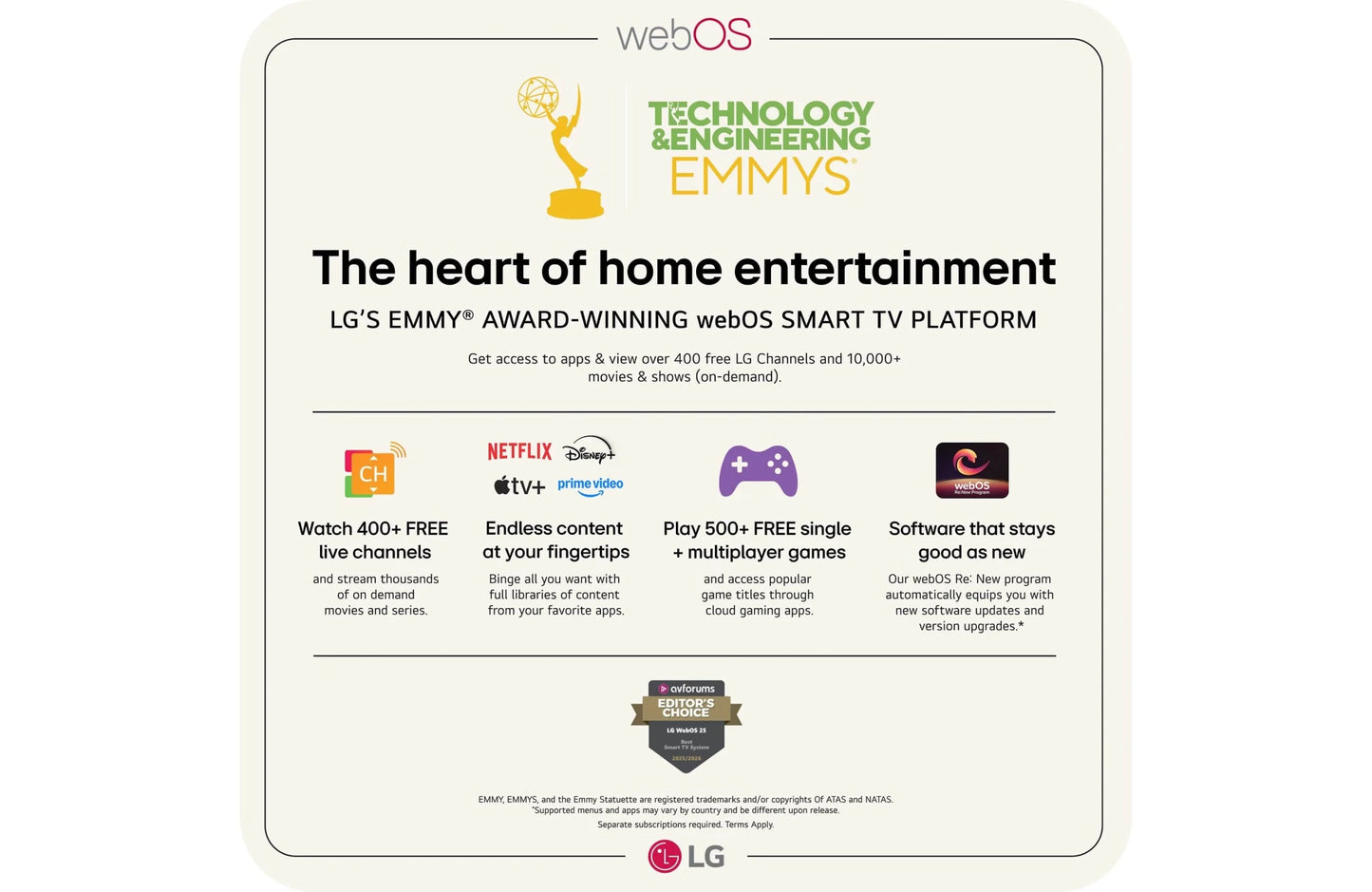 LG G6 OLED Evo AI Smart 4K TV (77") - electronicsexpo.com - Televisions