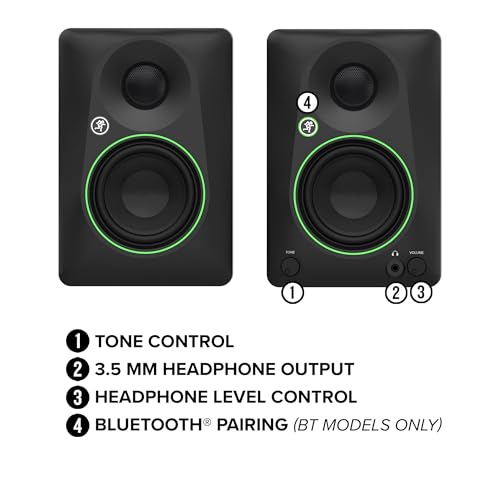 Mackie 3.5" Powered Studio Monitors with Tone Control - electronicsexpo.com - Powered + PA Speakers