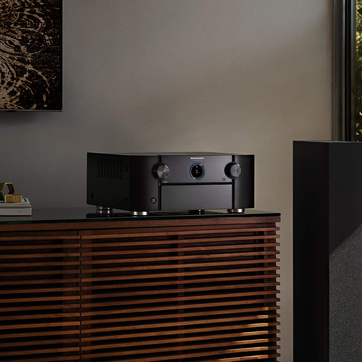 Marantz AV7706 Home Theater Preamp/Processor with 11.2 - Channel Processing, Dolby Atmos, Apple AirPlay 2, Bluetooth, and HEOS Built - in - electronicsexpo.com - Amplifiers / Pre - Amps