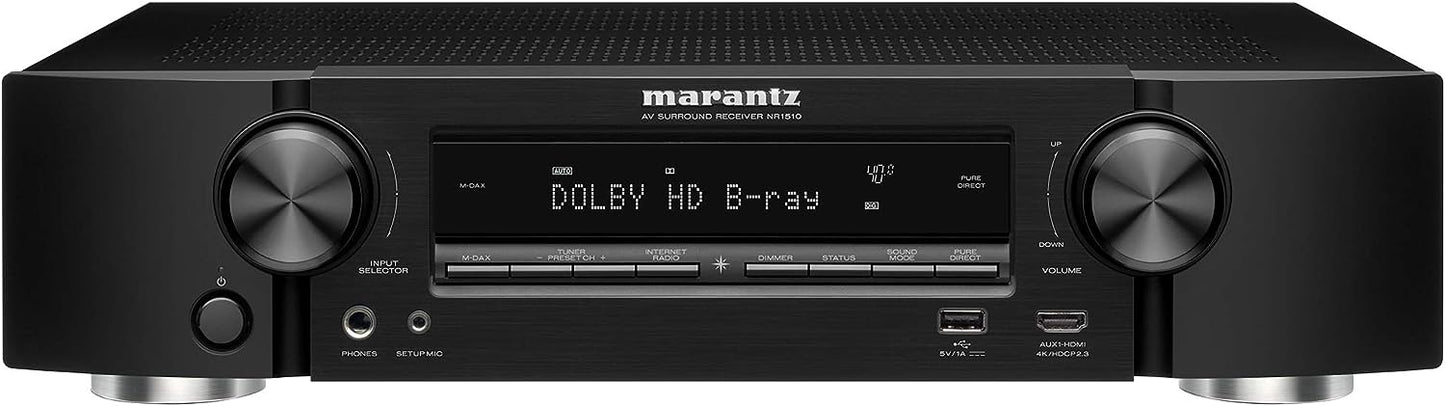 Marantz NR1510 5.2 - Channel Slimline Home Theater Receiver - electronicsexpo.com - Home Theater Receivers