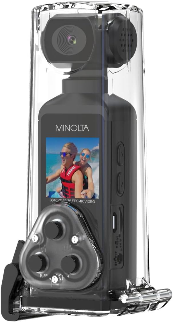 Minolta MN4KP1 4K Ultra HD Wi - Fi Enabled Pocket Camcorder - electronicsexpo.com - Cameras