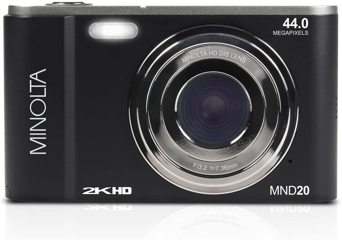 Minolta MND20 44 MP / 2.7K Ultra HD Digital Camera - electronicsexpo.com - Cameras