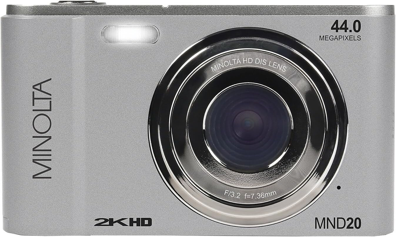 Minolta MND20 44 MP / 2.7K Ultra HD Digital Camera - electronicsexpo.com - Cameras