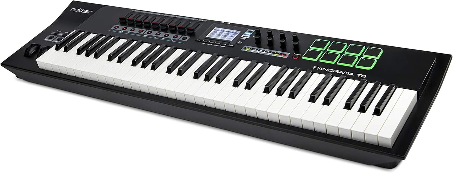 Nektar Technology Panorama T6 61 - Key USB MIDI Controller - electronicsexpo.com - Keyboards