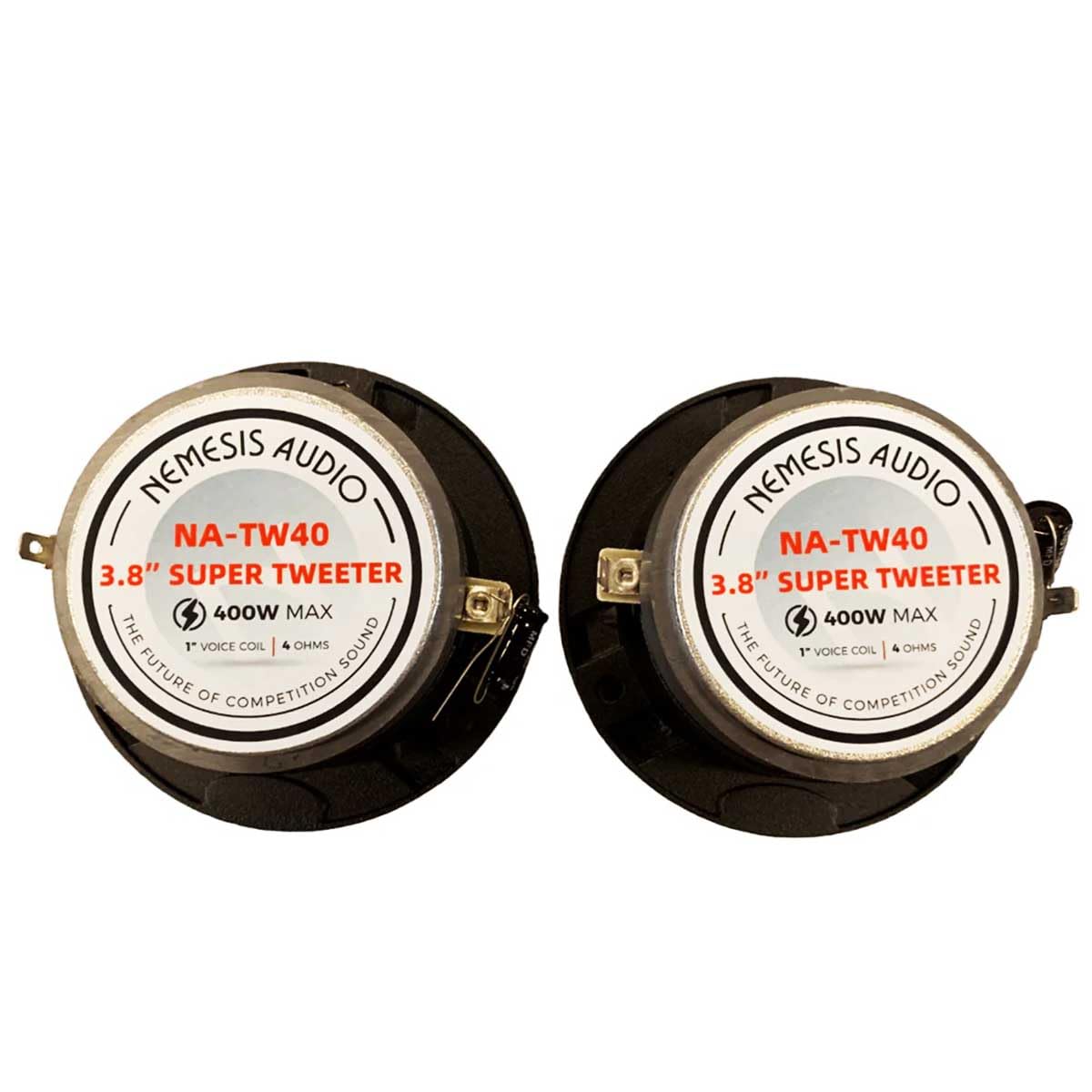 Nemesis Audio NA - TW40 400 Watts Max 4 - Ohms Stereo Car Audio Tweeters (Pair) - electronicsexpo.com - Car Speakers