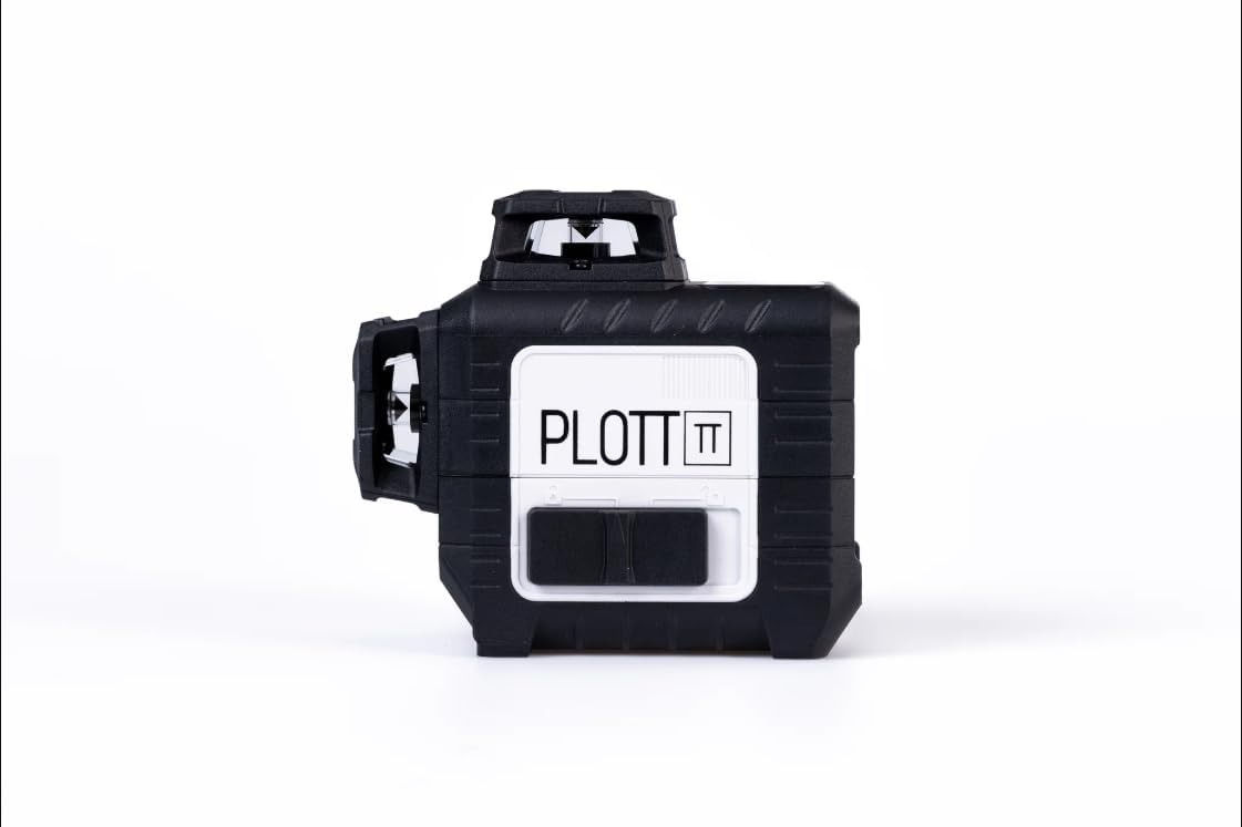 Plott PLL 30-G 3x360 Green Laser Level – ±1/9" Accuracy, 100ft Range & USB-C Power - electronicsexpo.com-Mapping & Measuring Wheels