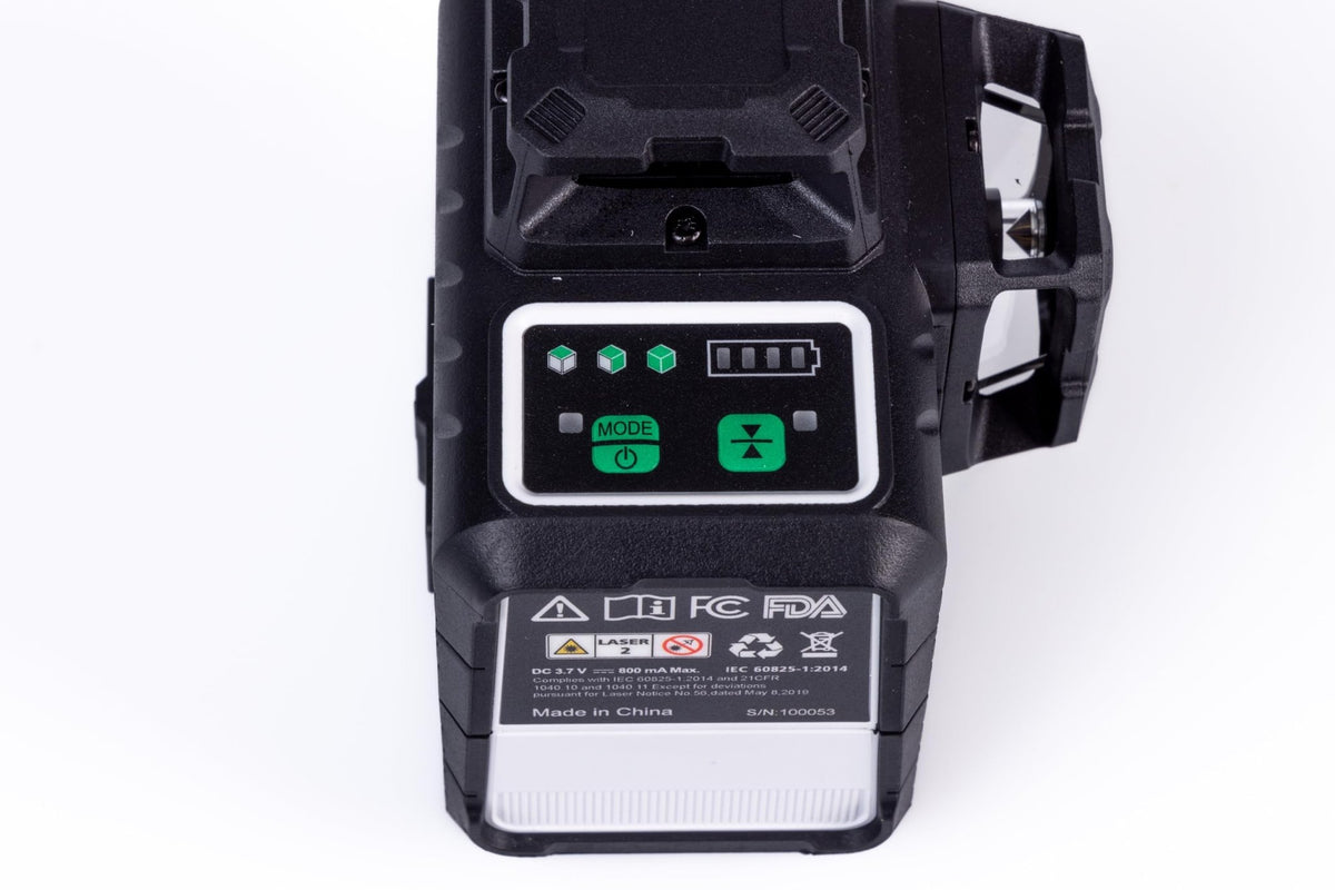 Plott PLL 30-G 3x360 Green Laser Level – ±1/9" Accuracy, 100ft Range & USB-C Power - electronicsexpo.com-Mapping & Measuring Wheels