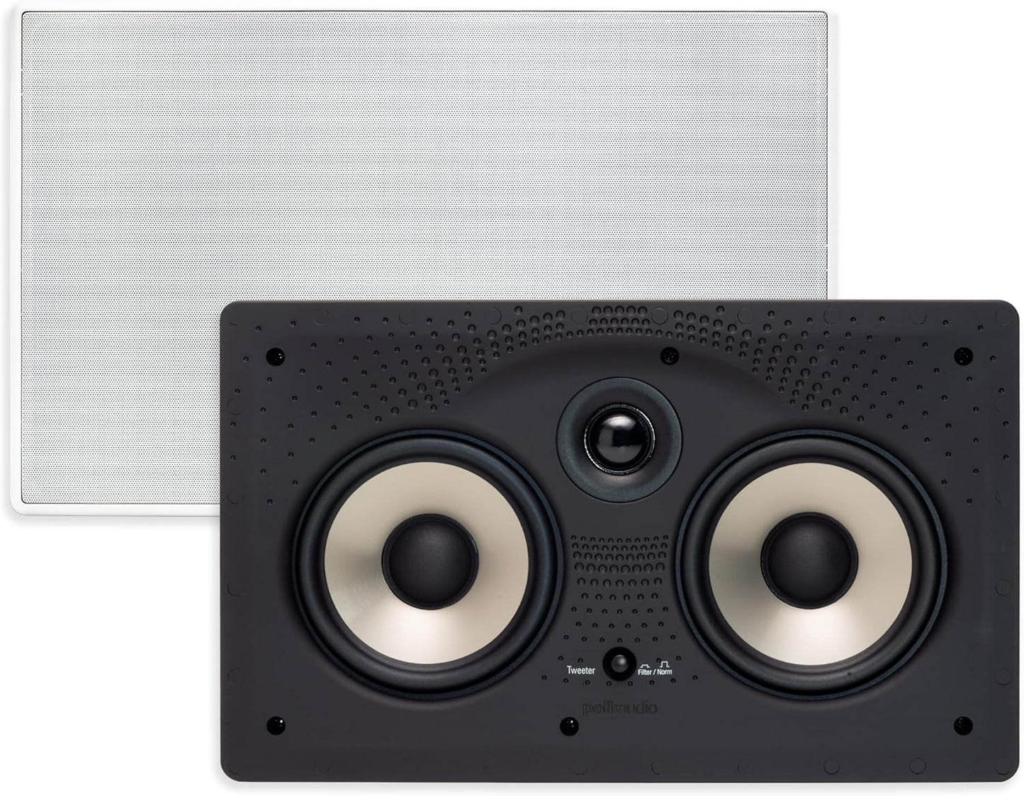 Polk Audio 265 - RT 3 - Way In - Wall Speakers with Polk Audio 255C - RT In - Wall Center Channel Speaker (5 Speaker Bundle) - electronicsexpo.com - In Ceiling In Wall Speakers