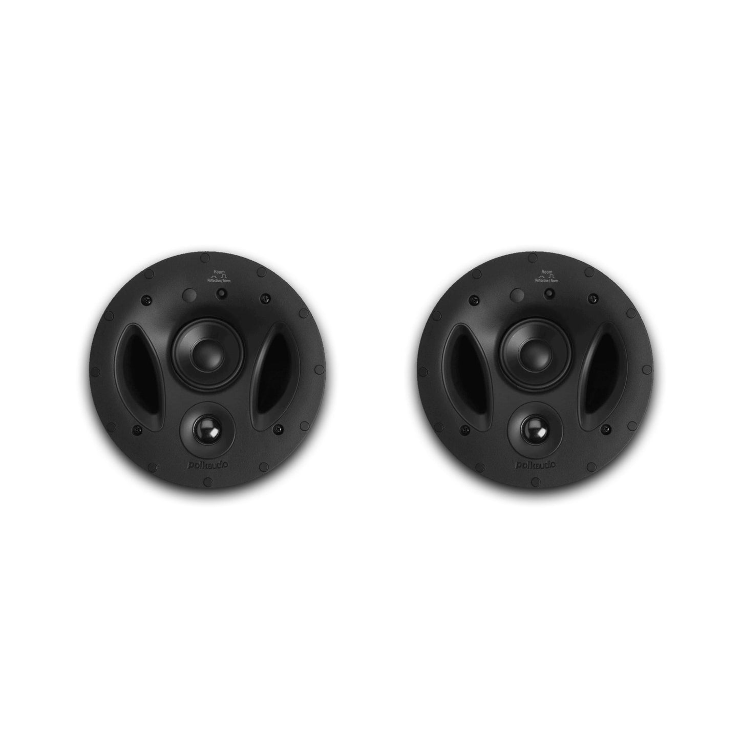 Polk Audio 70 - RT 3 - Way In - Ceiling Speakers (Pair) - The Vanishing Series | 2 Speakers | Power Port | White, Paintable Grille | Dual Band - Pass Bass Ports - electronicsexpo.com -