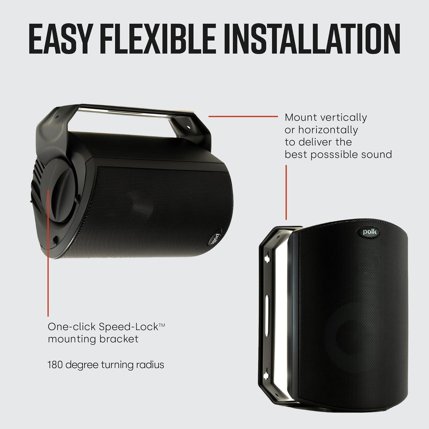 Polk Audio Atrium4 All - Weather Indoor/Outdoor Speakers (4 Speaker Bundle) - electronicsexpo.com - Outdoor Speakers