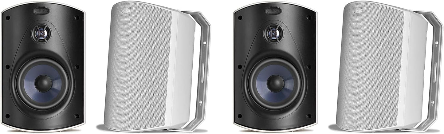 Polk Audio Atrium6 All - Weather Indoor/Outdoor Speakers (4 Speaker Bundle) - electronicsexpo.com - Outdoor Speakers