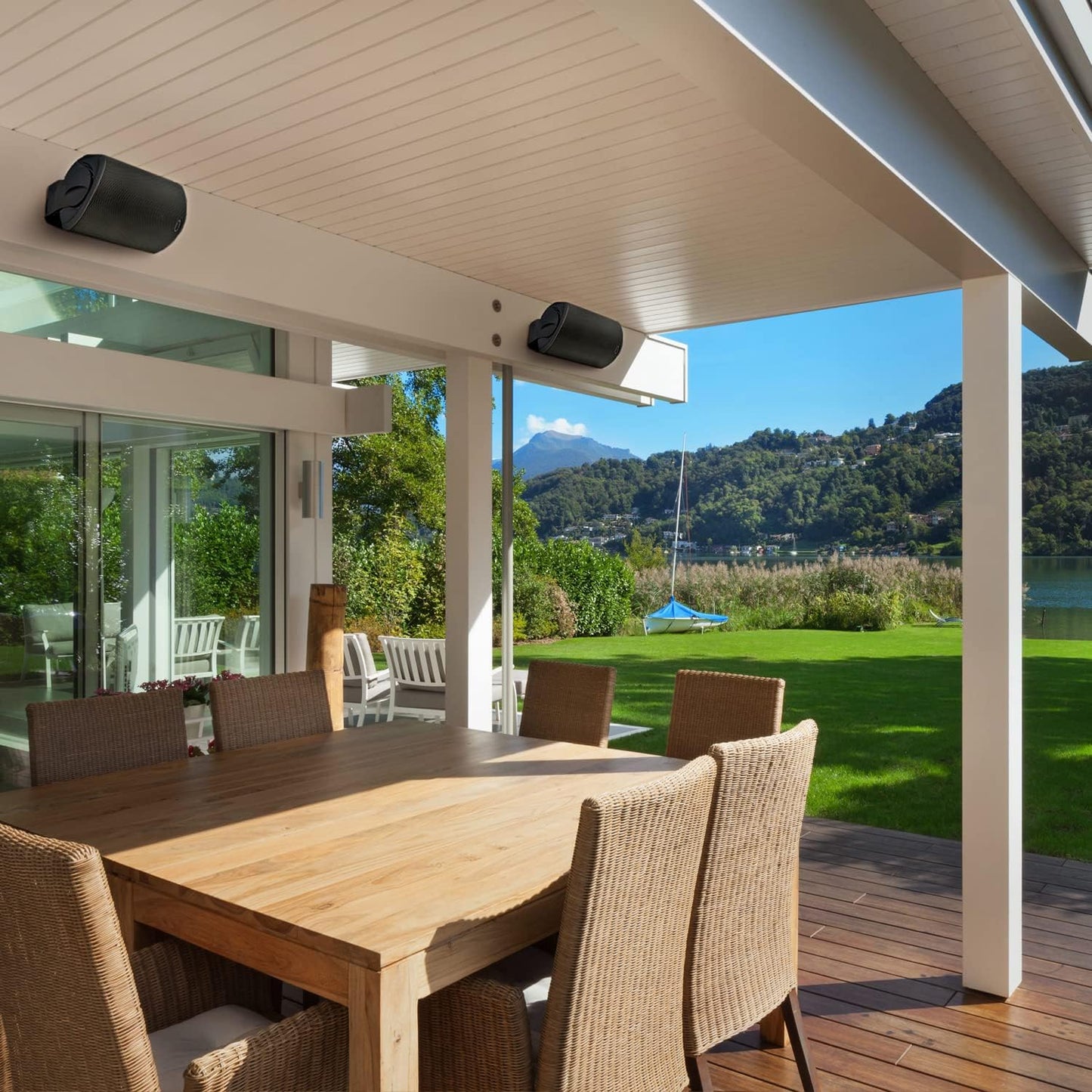 Polk Audio Atrium6 All - Weather Indoor/Outdoor Speakers (4 Speaker Bundle) - electronicsexpo.com - Outdoor Speakers