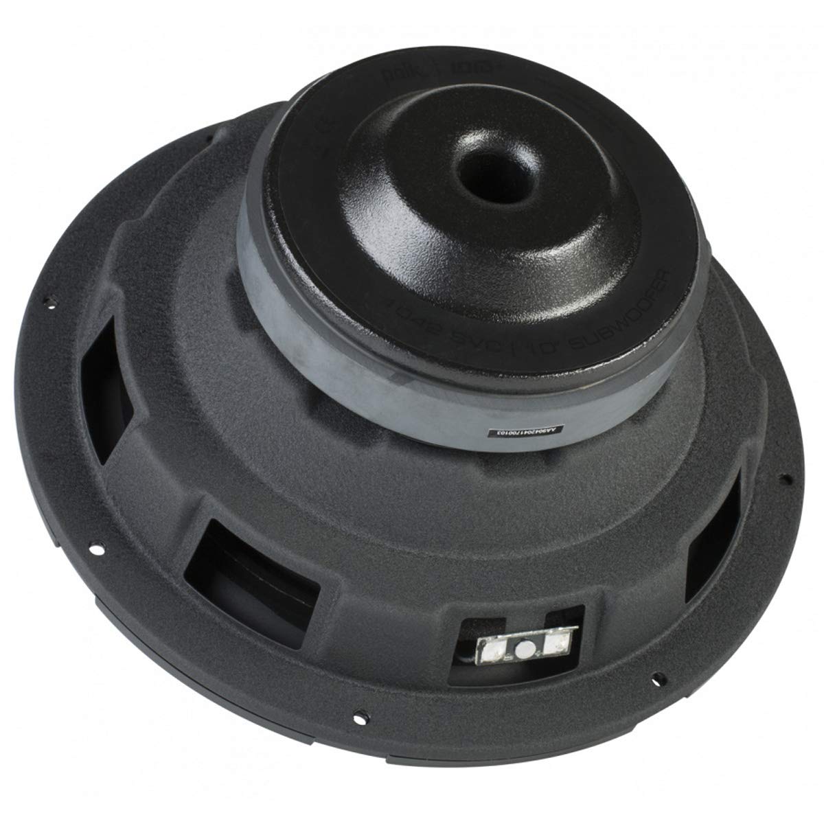 Polk Audio DB1042 SVC - DB+ Series 10" Shallow Subwoofer for Marine/Car Sound System, 30Hz - 200Hz Frequency Response, Single 4 - Ohm Voice Coils & Polypropylene Woofer Cone - electronicsexpo.com - Misc