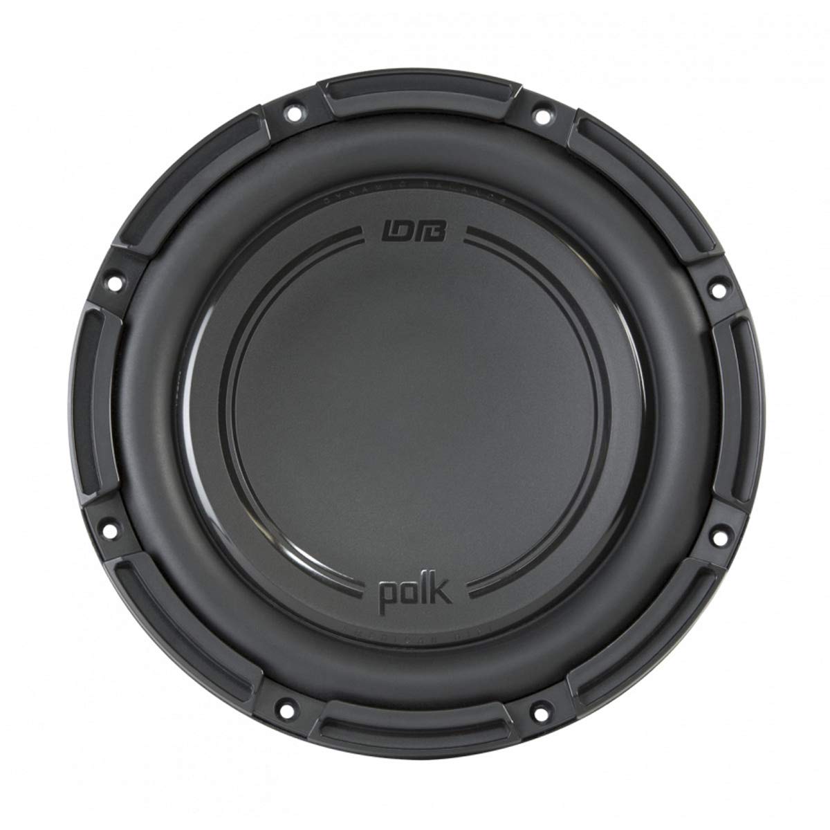 Polk Audio DB1042 SVC - DB+ Series 10" Shallow Subwoofer for Marine/Car Sound System, 30Hz - 200Hz Frequency Response, Single 4 - Ohm Voice Coils & Polypropylene Woofer Cone - electronicsexpo.com - Misc
