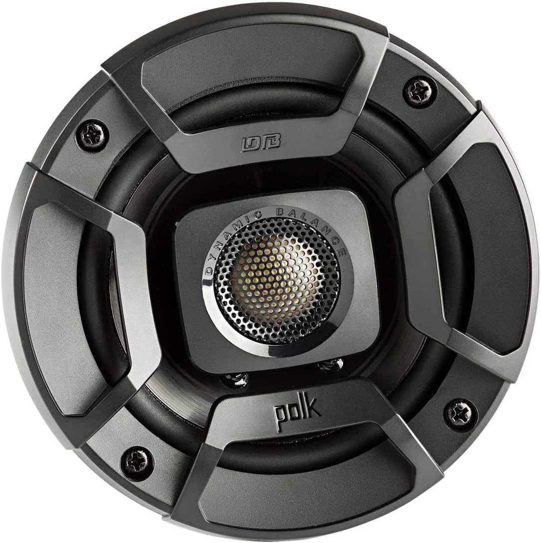Polk Audio DB402 DB+ Series 4 Coaxial Speakers with Marine Certification (Black) - electronicsexpo.com - Marine Speakers