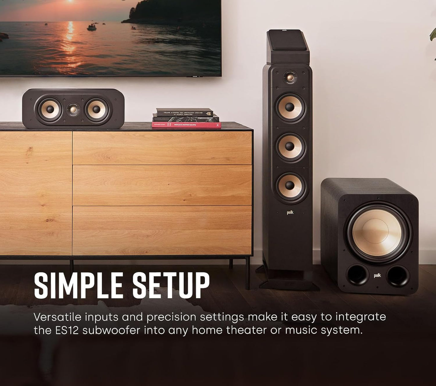 Polk Audio Signature Elite ES12 Subwoofer Black (Certified Refurbished) - electronicsexpo.com - Subwoofers