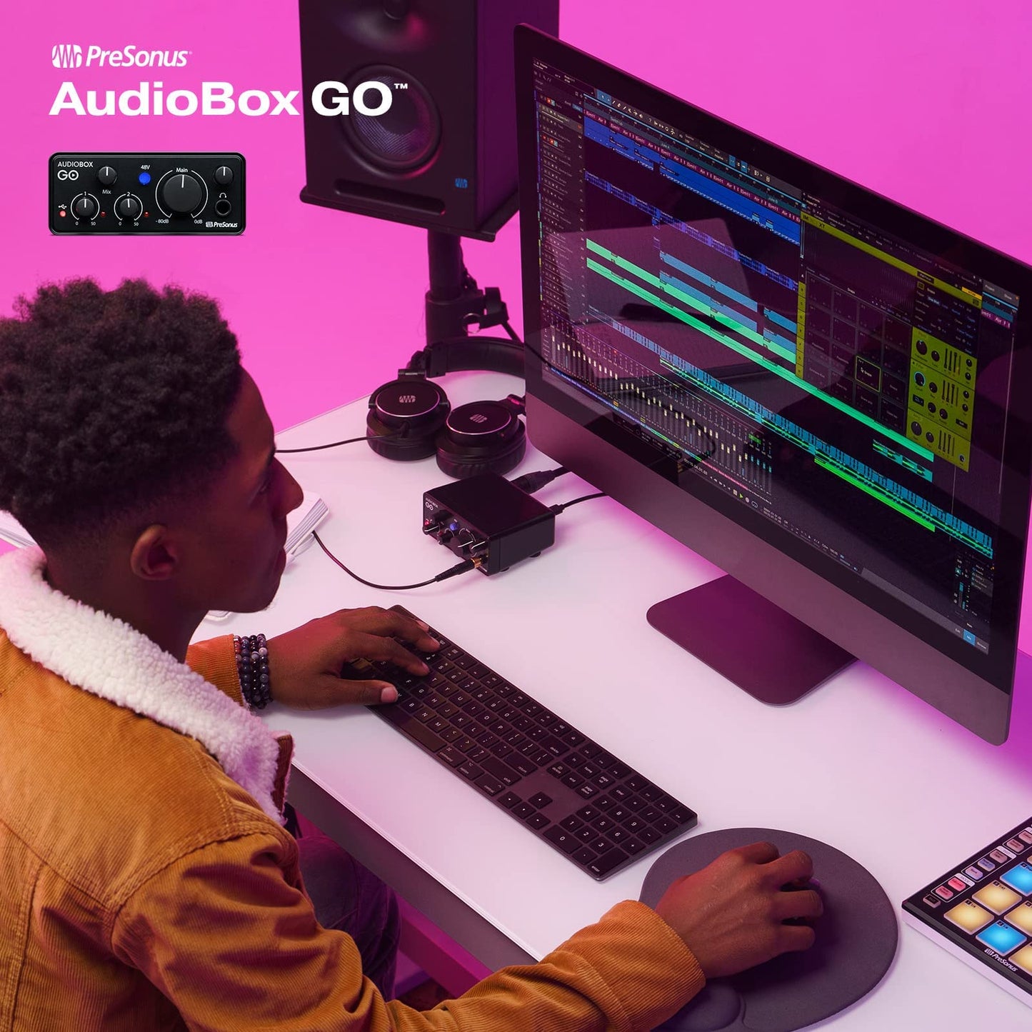 PreSonus AudioBox GO | USB - C Audio Interface for Music Production - electronicsexpo.com - Audio Interfaces