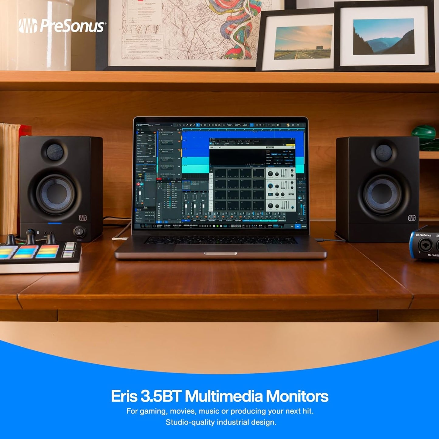 PreSonus Eris 3.5BT 3.5" Powered Desktop Speakers with Bluetooth - electronicsexpo.com - Powered + PA Speakers