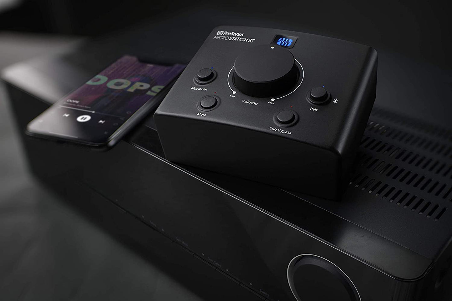 PreSonus MicroStation BT 2.1 Monitor Controller with Bluetooth Connectivity - electronicsexpo.com - Controllers