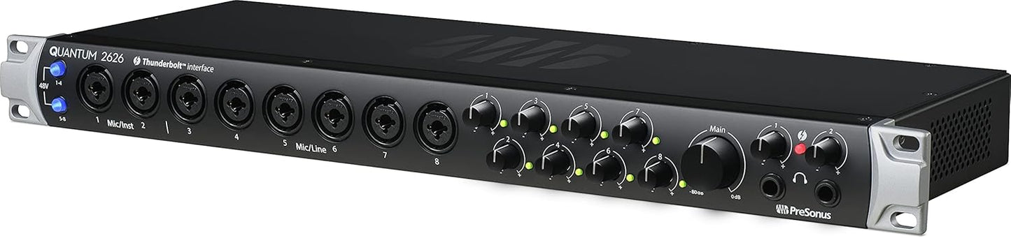 PreSonus Quantum 2626 26x26 Thunderbolt 3 Audio Interface M1 Chip Compatible - electronicsexpo.com - Audio Interfaces