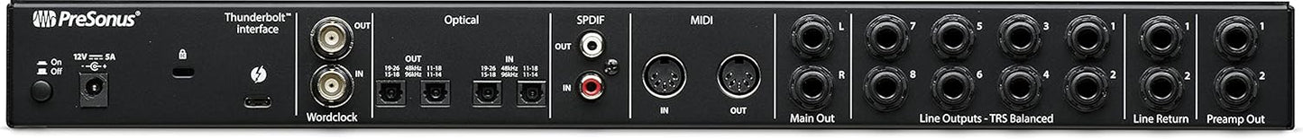 PreSonus Quantum 2626 26x26 Thunderbolt 3 Audio Interface M1 Chip Compatible - electronicsexpo.com - Audio Interfaces