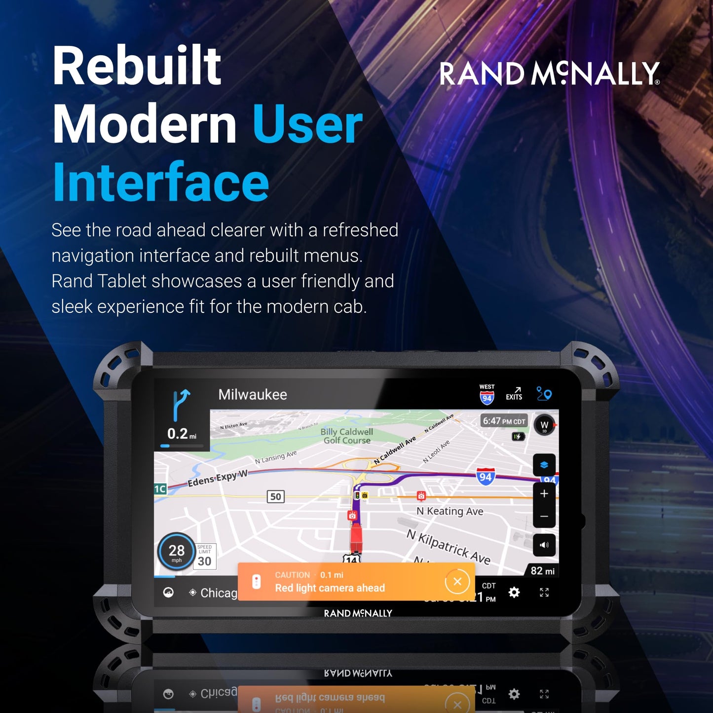 Rand McNally RANDTAB6 6" GPS Truck Navigator with Industry's Best Custom Trucking Routes, Rand Navigation 2.0 with 2025 Maps - electronicsexpo.com - Truck Navigation