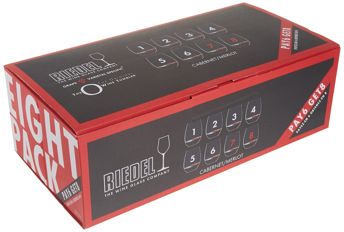 Riedel O Wine Tumbler Cabernet/Merlot Glass - electronicsexpo.com - Glassware