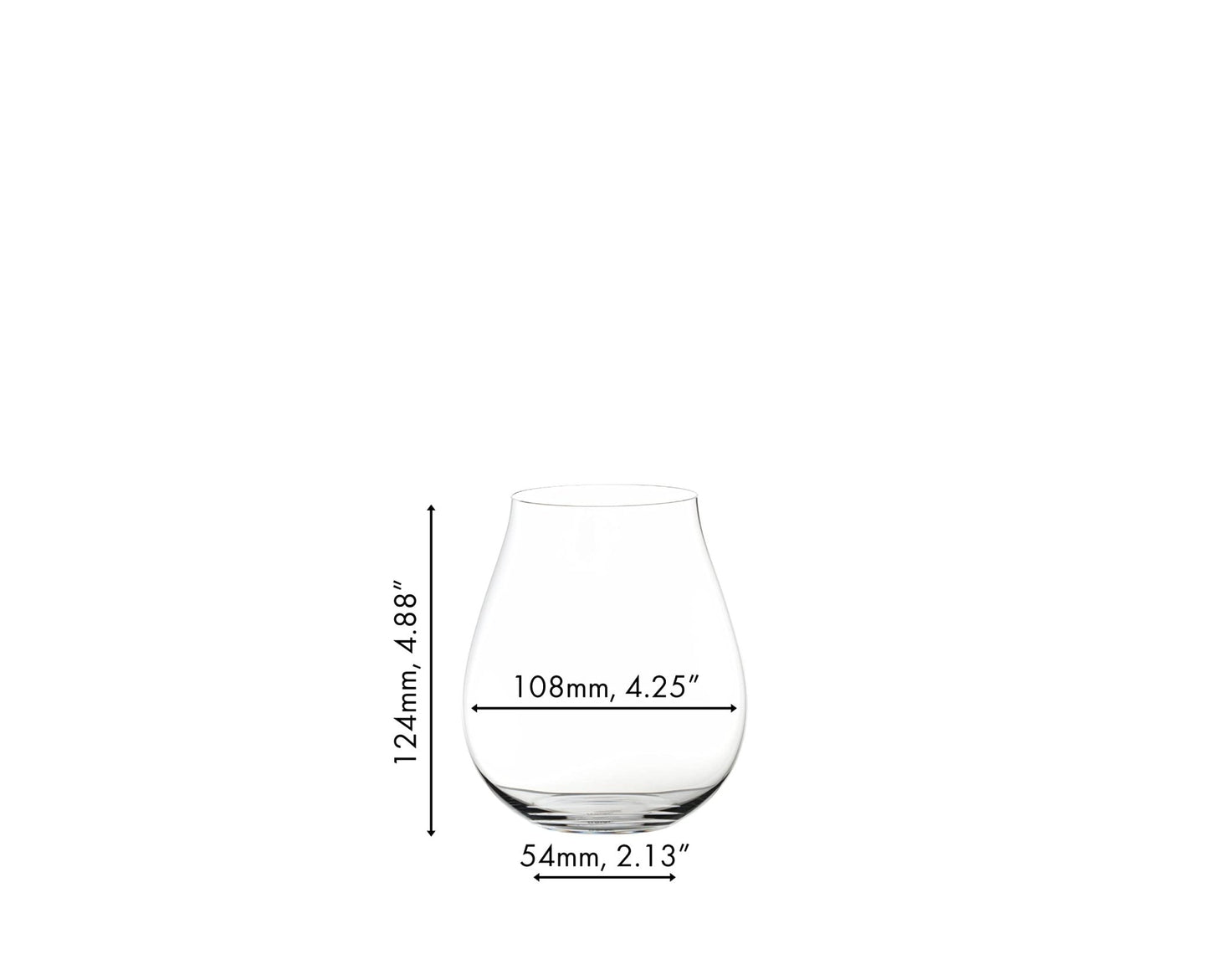 Riedel O Wine Tumbler Pinot Noir Glass (Set of 2) - electronicsexpo.com - Glassware