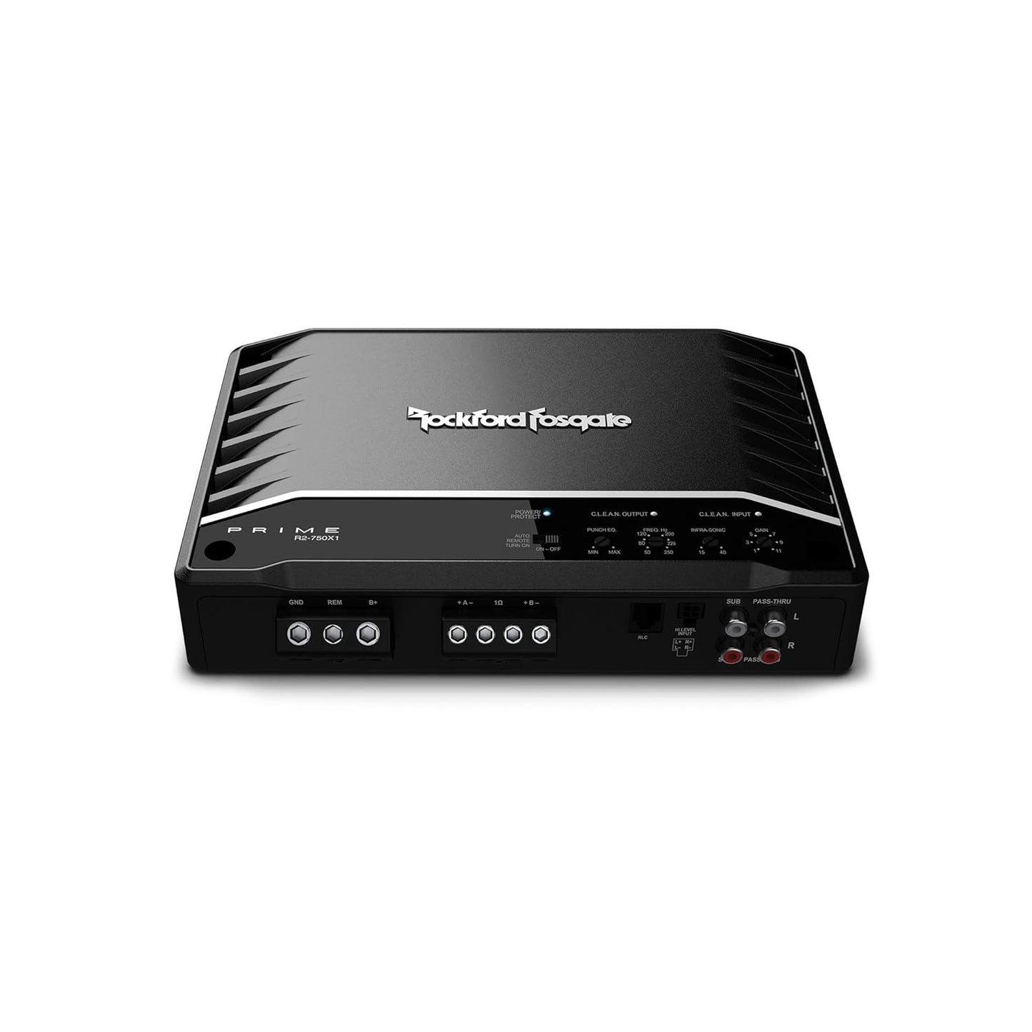 Rockford Fosgate R2 - 750X1 Prime Series Mono Subwoofer Amplifier - 750 Watts RMS x 1 at 1 ohm - electronicsexpo.com - Car Amplifiers + Equalizers