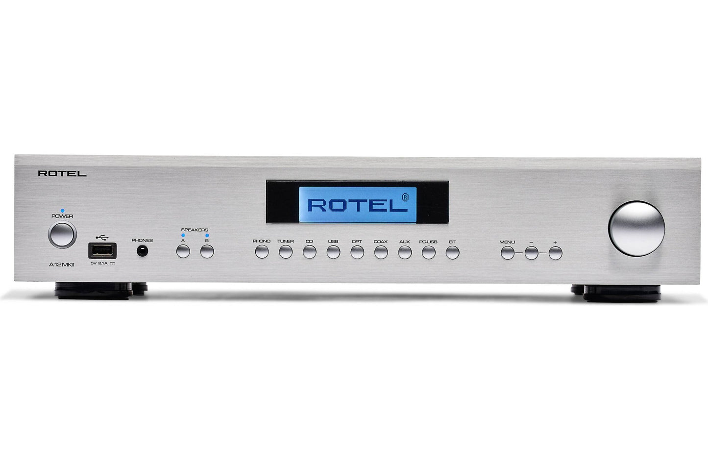 Rotel A12 MKII Stereo Integrated Amplifier with Built - In DAC and Bluetooth - electronicsexpo.com - Integrated Amplifiers