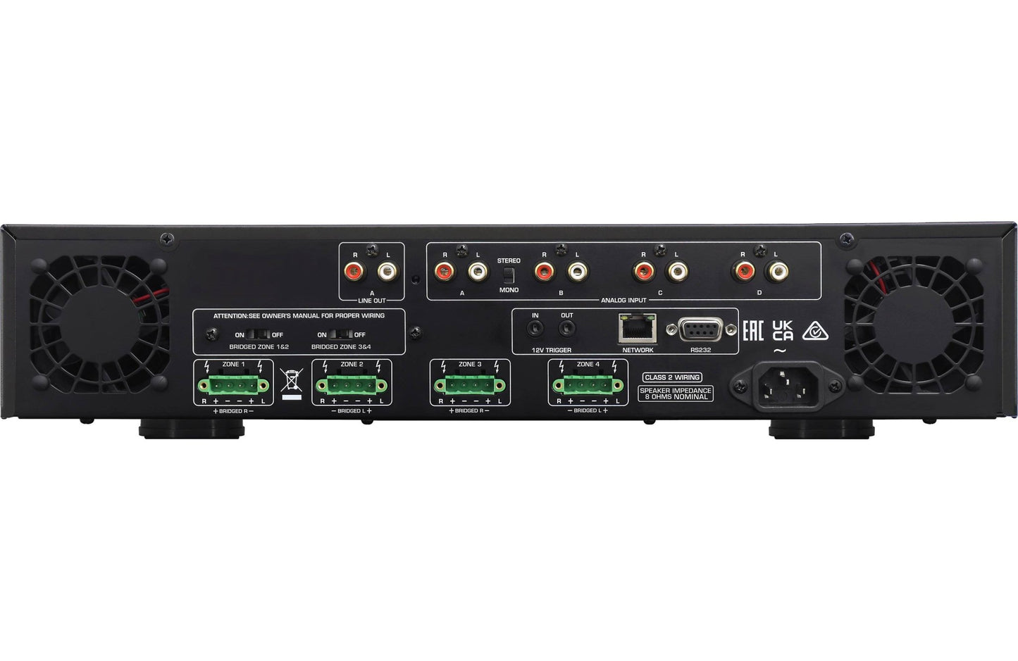 Rotel C8 8 - Channel Multi - Zone Amplifier - electronicsexpo.com - Amplifiers / Pre - Amps